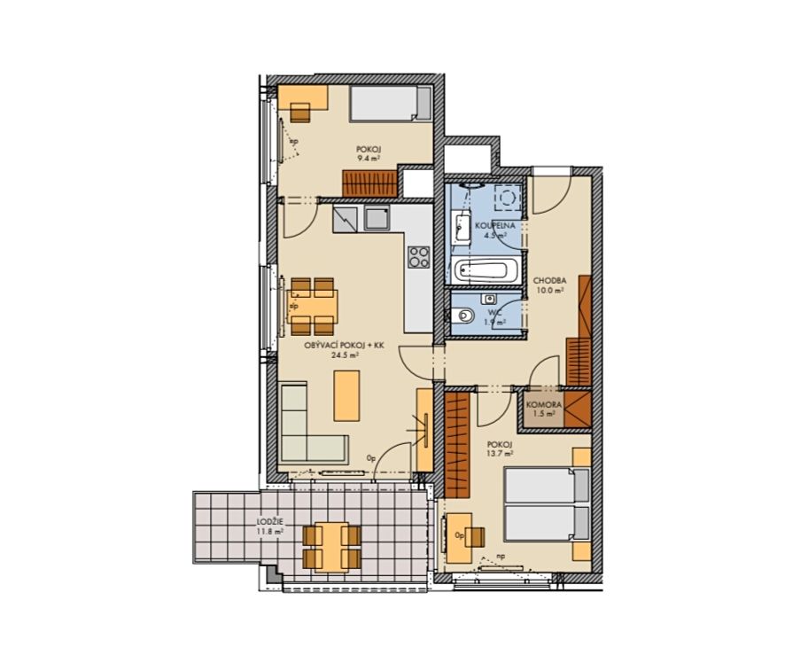 Prodej bytu 3+kk 81 m² – fotografie 2