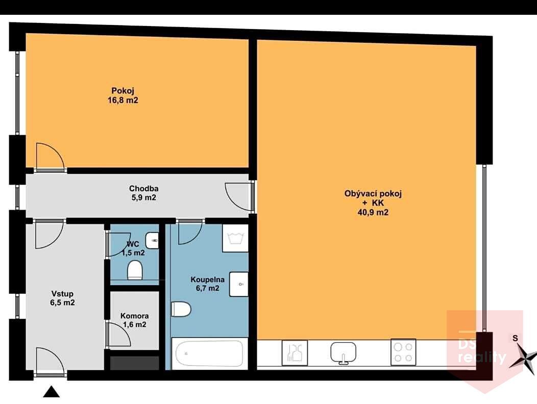 Prodej bytu 2+kk 79 m² – fotografie 3