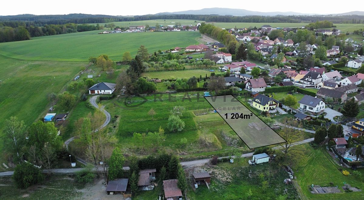 Prodej stavebního pozemku 1204 m², Doudleby – fotka 1 z 3