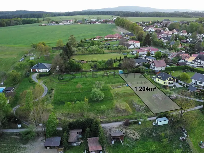 Prodej stavebního pozemku 1204 m², Doudleby – náhled fotky 1