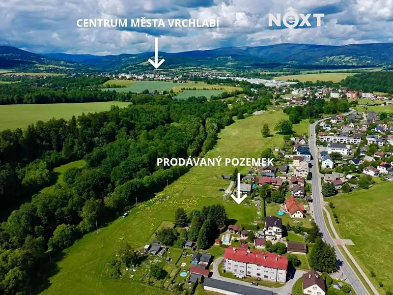 Prodej stavebního pozemku 1056 m², Vrchlabí – náhled fotky 3