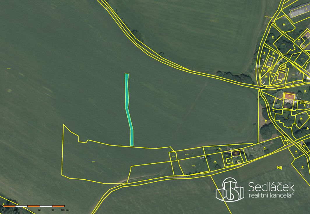 Prodej pole 1011 m² – fotografie 2