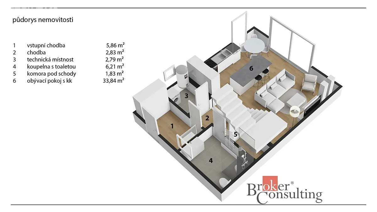 Pronájem rodinného domu 102 m², pozemek 179 m² – pohled 4