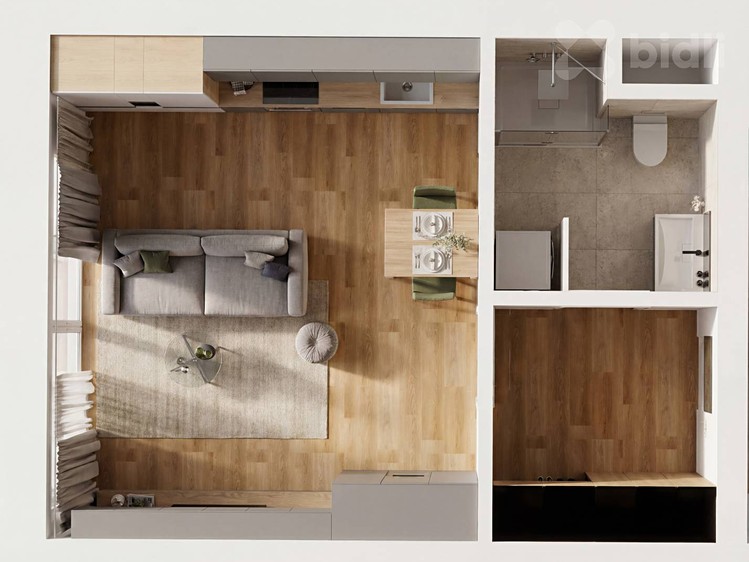 Wohnung 1+kk zum Kauf, 29 m² (4 von 11)