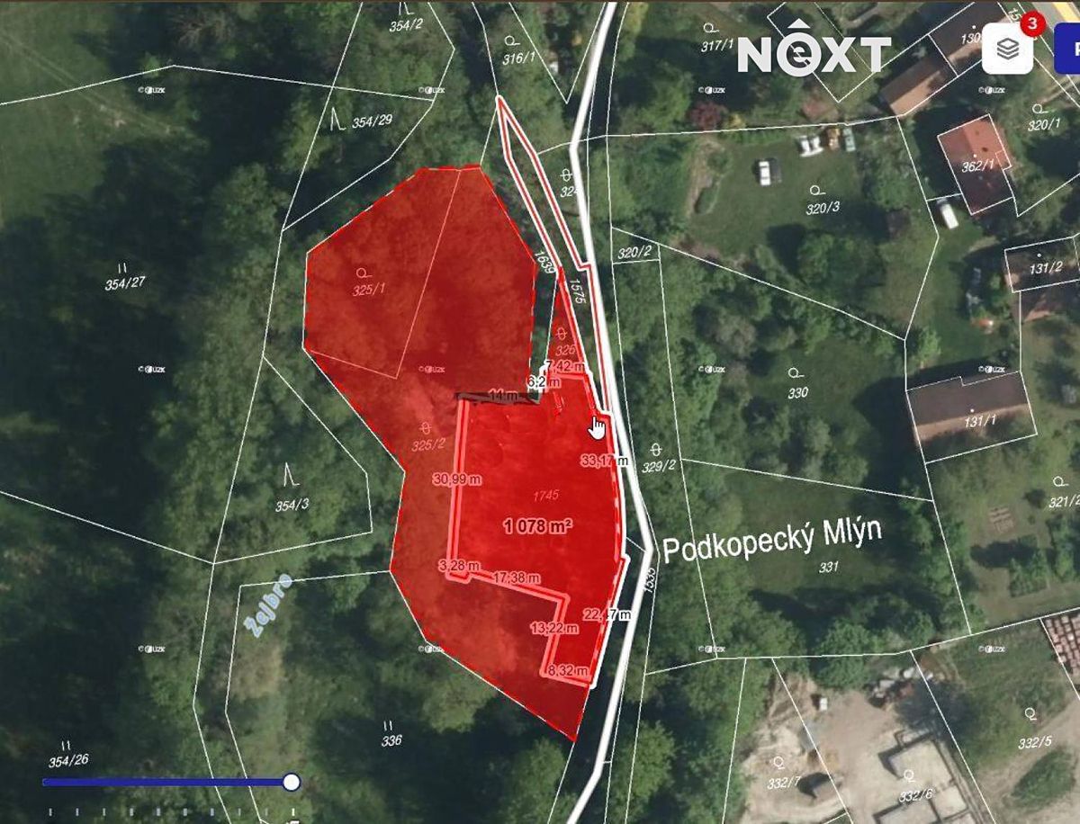 Prodej stavebního pozemku 2890 m² – fotografie 2