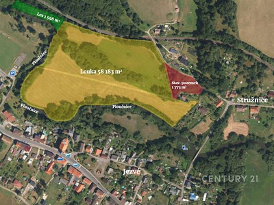 Prodej  pozemku 59 956 m²