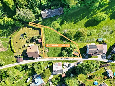 Prodej  stavebního pozemku 1 047 m²