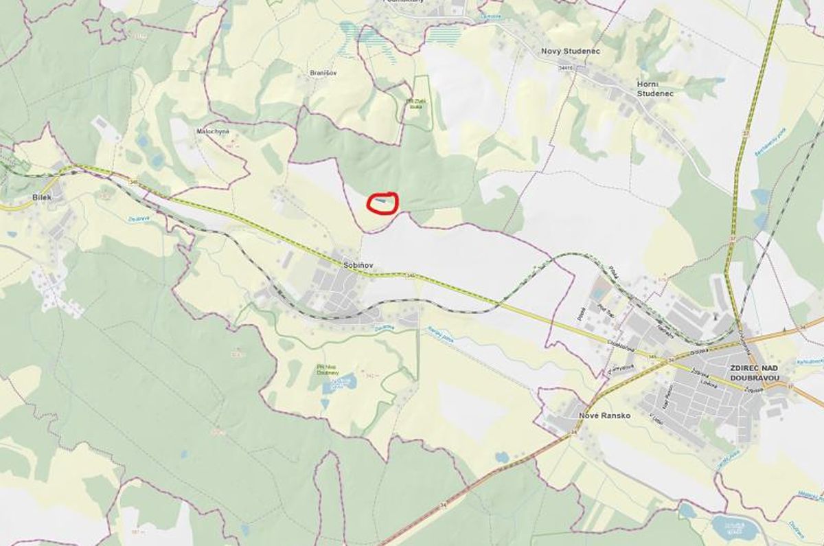 Prodej lesa 900 m² – fotografie 3