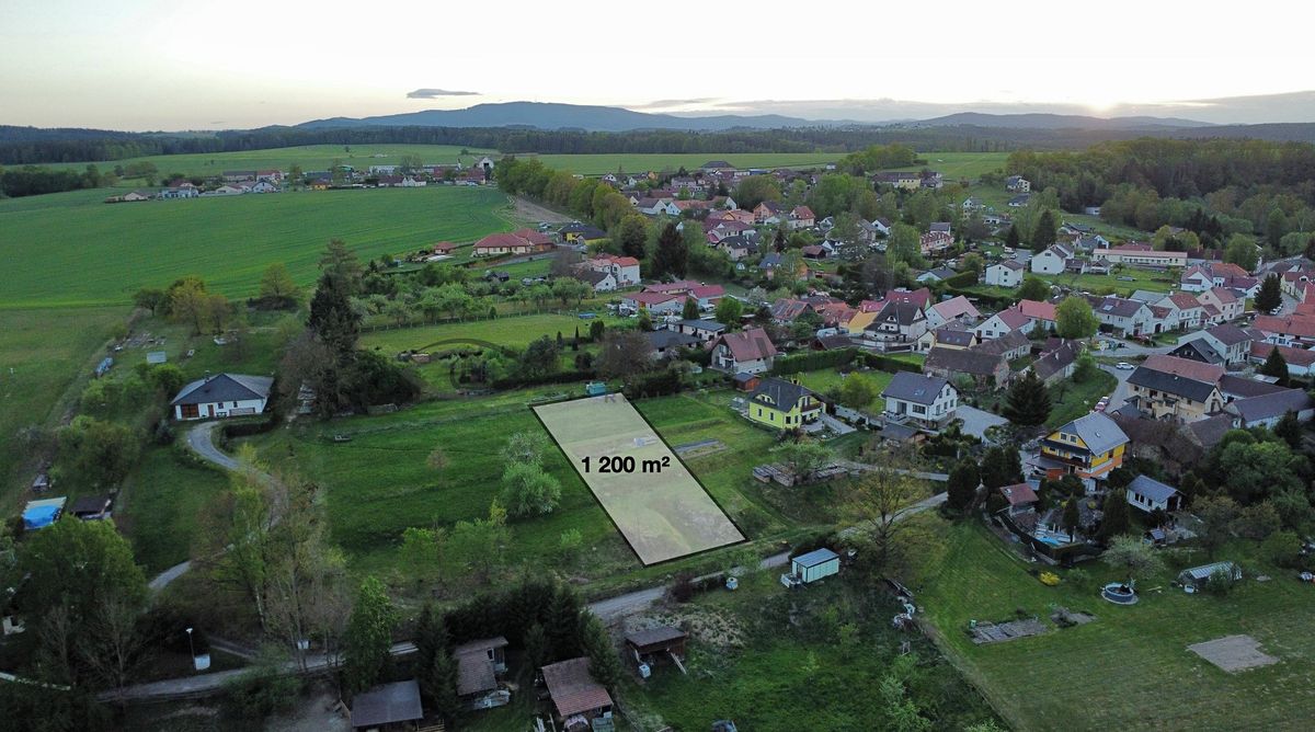 Prodej stavebního pozemku 1200 m², Doudleby – fotka 1 z 3