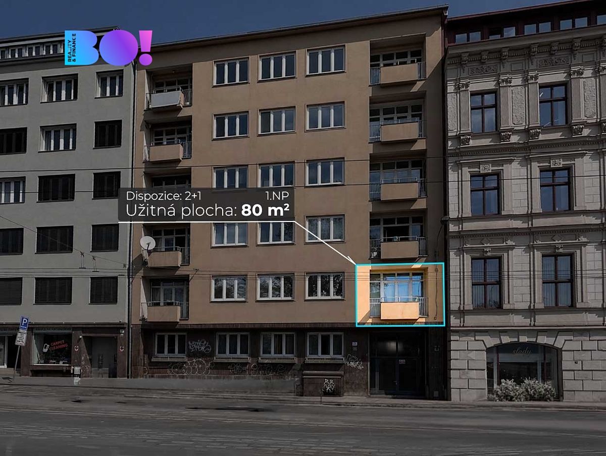 Prodej bytu 2+1 80 m²