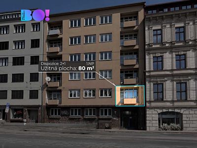 Prodej bytu 2+1 80 m²