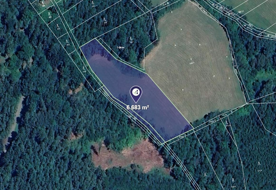 Prodej louky 6683 m², Ježovy – fotka 1 z 3