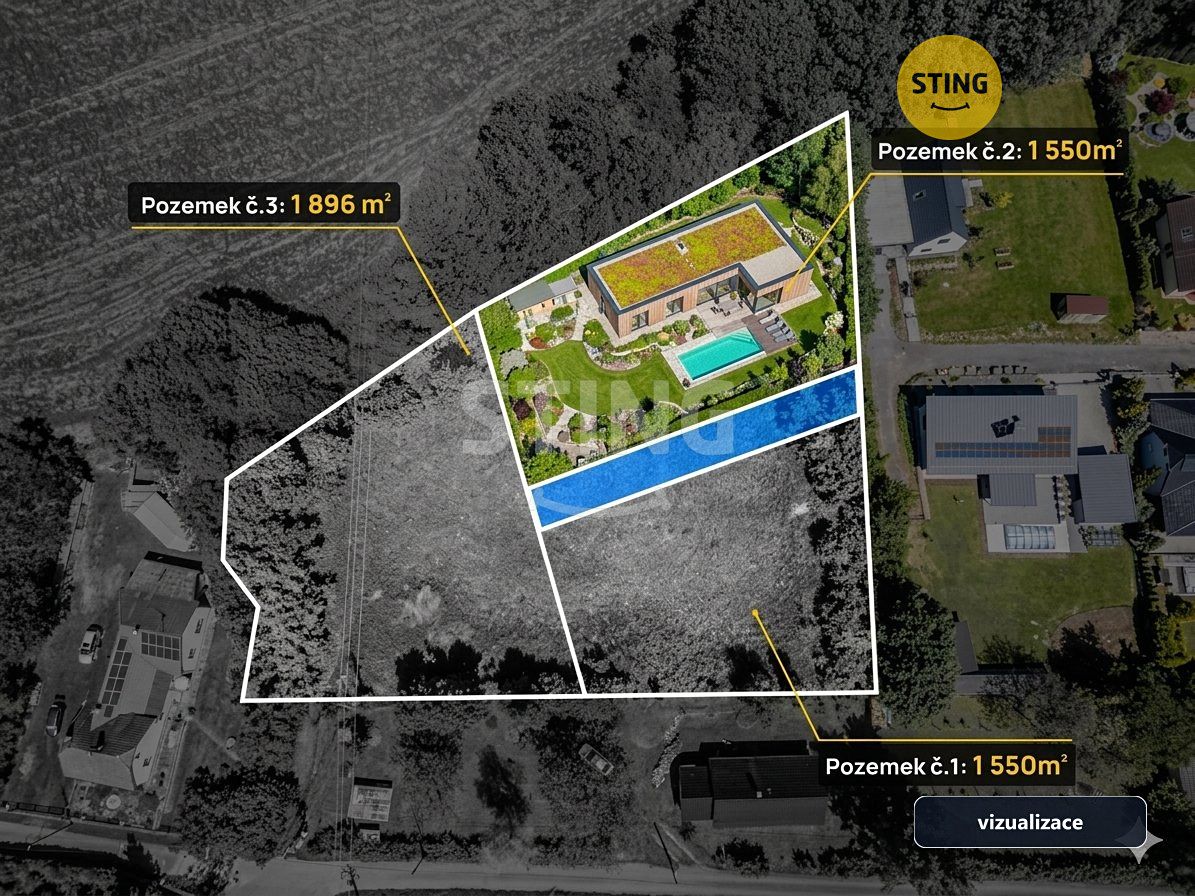 Prodej stavebního pozemku 1550 m²