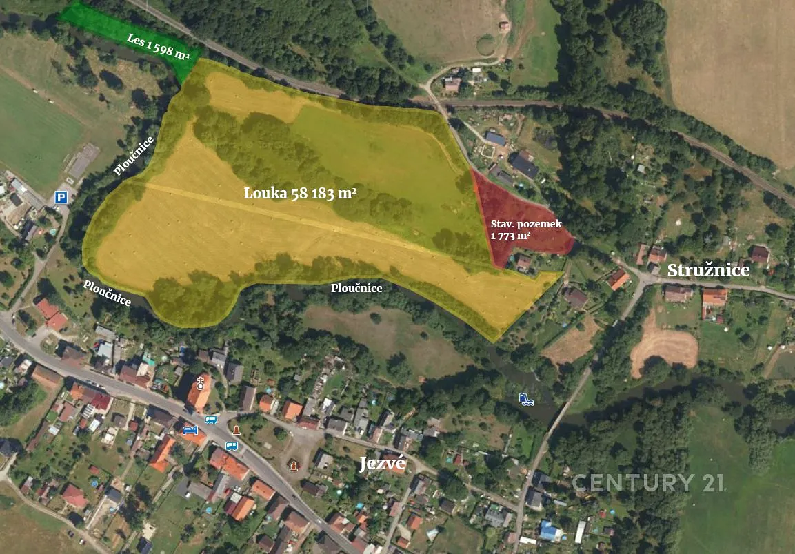 Prodej komerčního pozemku 59956 m²