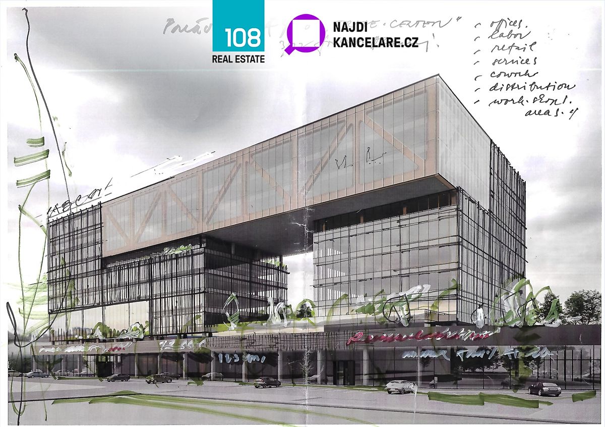 Pronájem kanceláře 1135 m² – fotografie 2