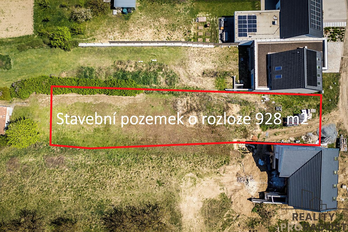 Prodej stavebního pozemku 928 m²