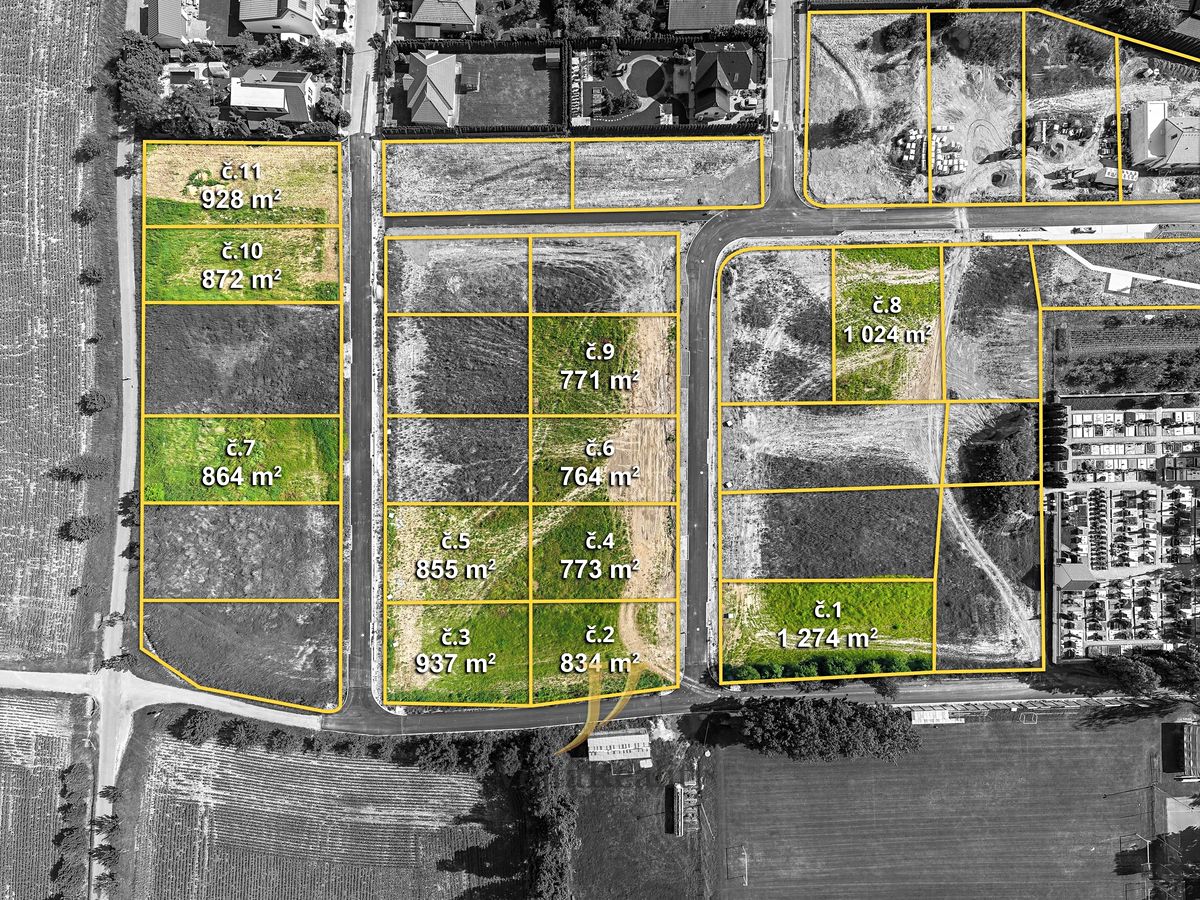 Prodej stavebního pozemku 773 m² – fotografie 4