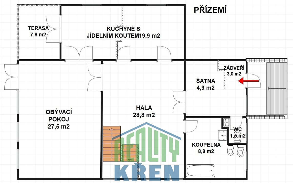 Prodej vily 246 m², pozemek 800 m² – fotografie 5