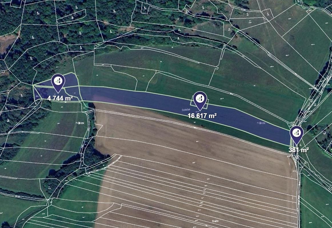 Prodej pole 21742 m²