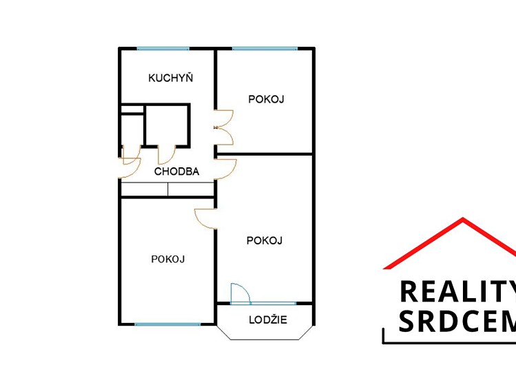 Pronájem bytu 3+1, 72 m² (19 z 19)