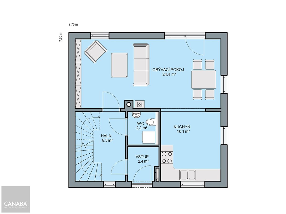 Prodej rodinného domu 97 m², pozemek 1036 m² – fotografie 2