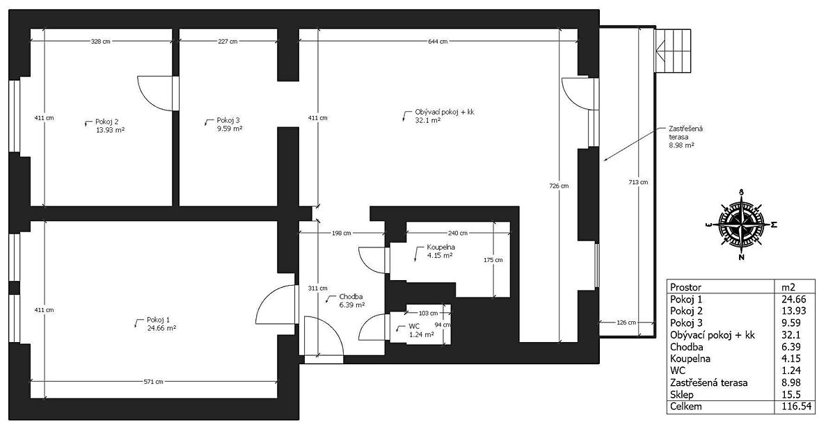 Pronájem bytu 3+kk 95 m² – fotografie 5