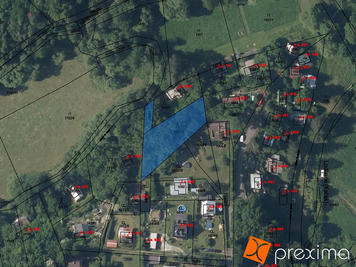 Prodej zahrady 880 m²