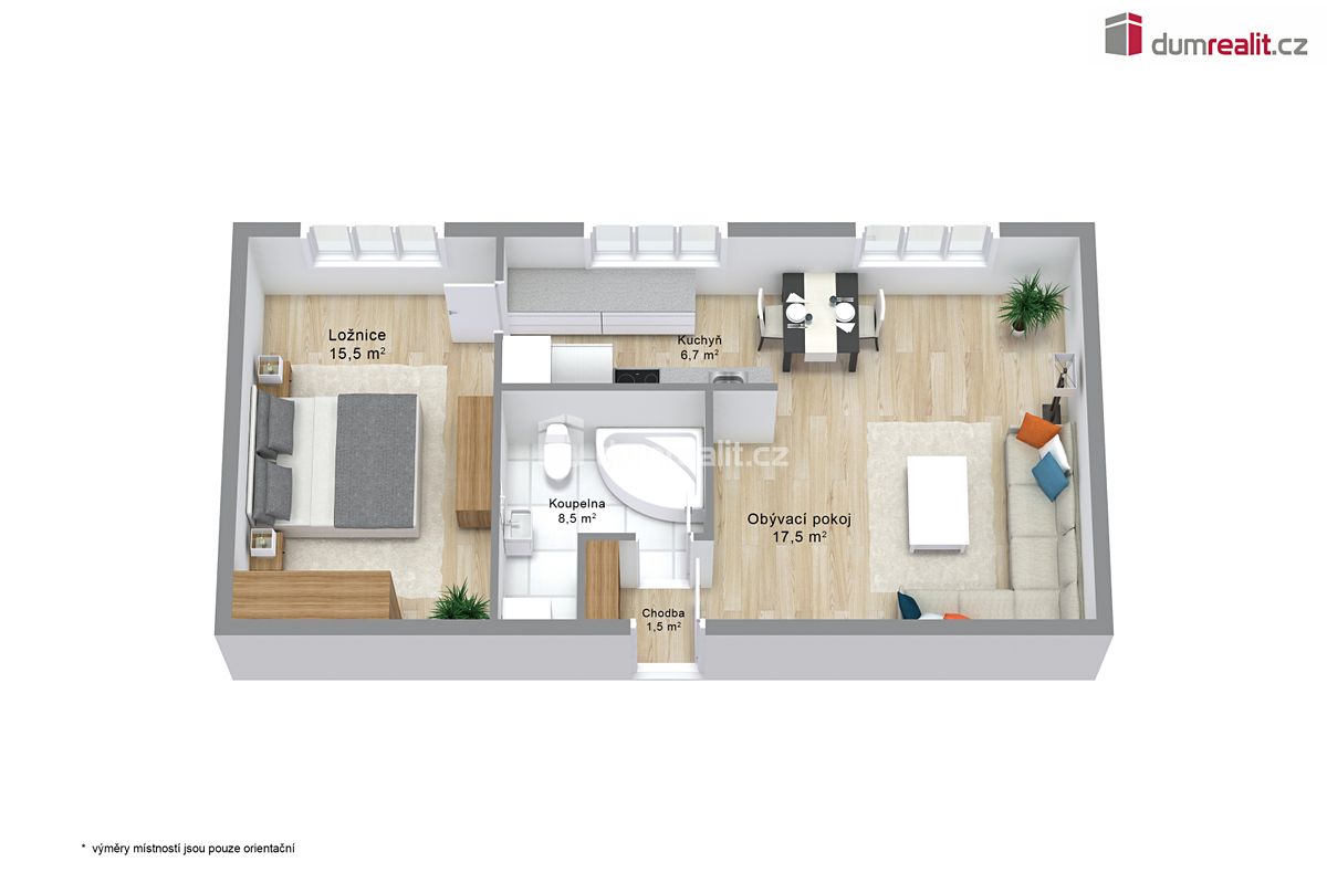 Prodej bytu 2+kk 55 m² – fotografie 3