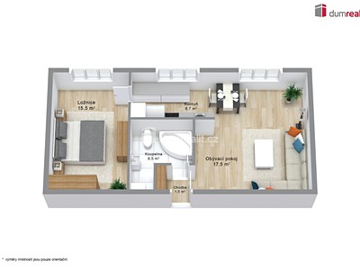 Квартира 2+kk на продаж, 55 м² (3 з 16)