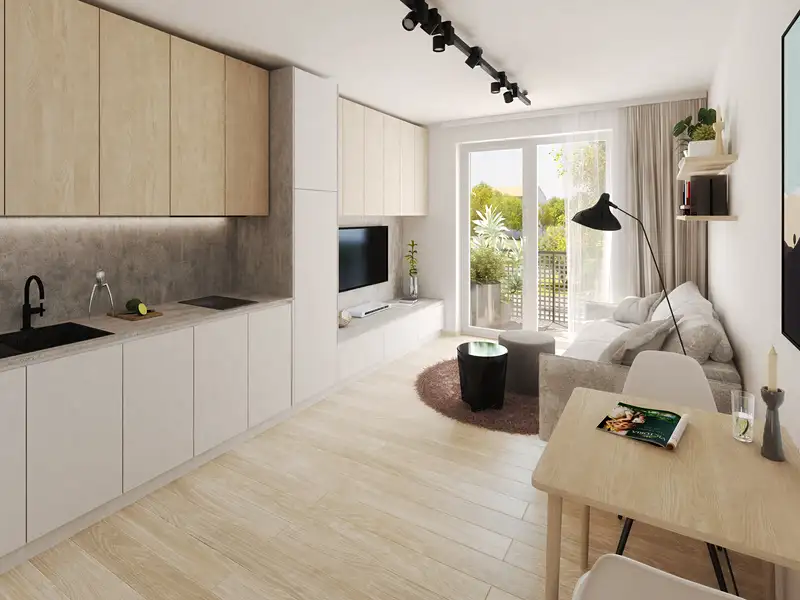 Prodej bytu 1+kk 25 m², Milovice – náhled fotky 2