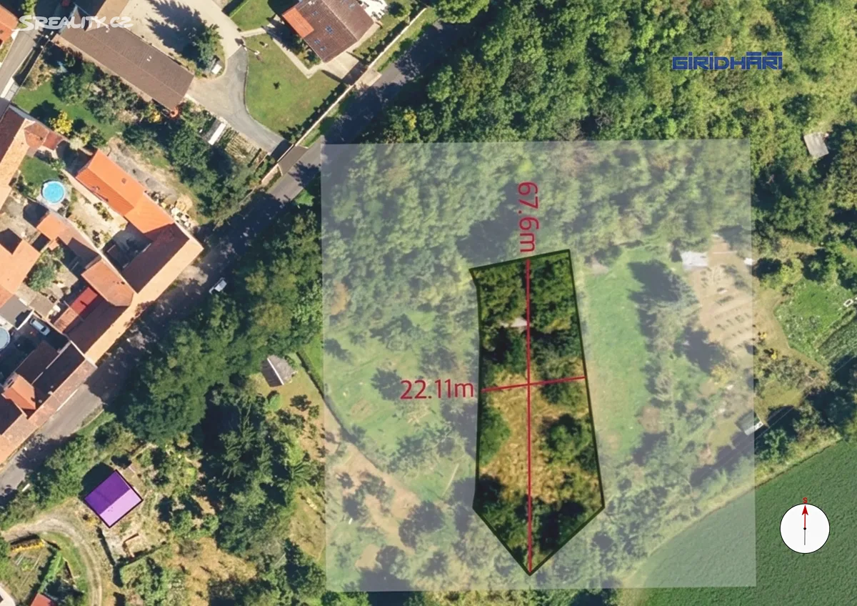 Prodej zahrady 1417 m², Ročov