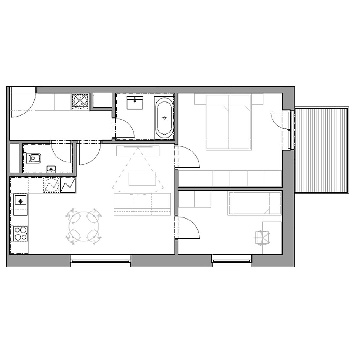 Prodej bytu 3+kk 57 m² – fotografie 2