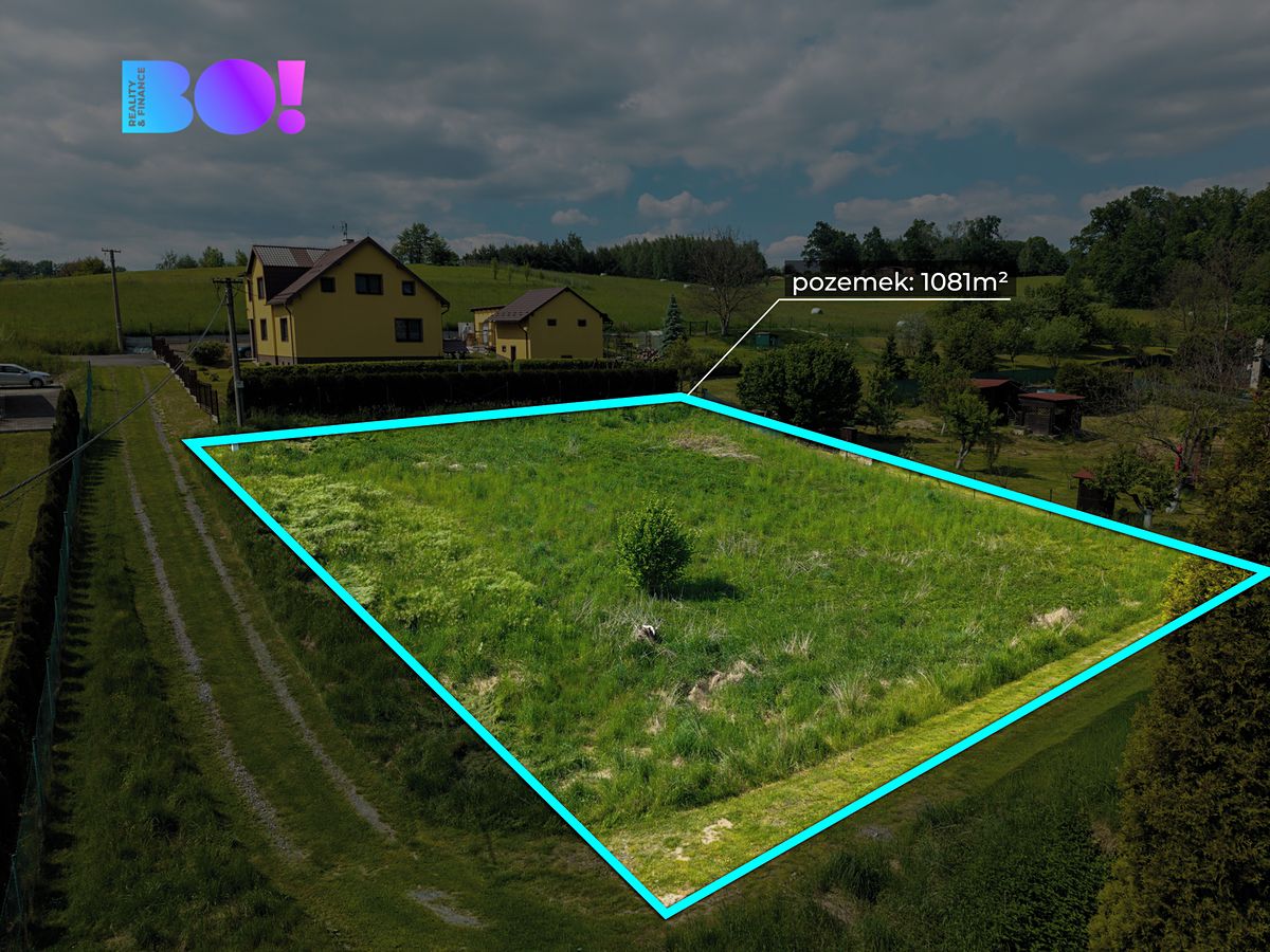 Prodej stavebního pozemku 1081 m²