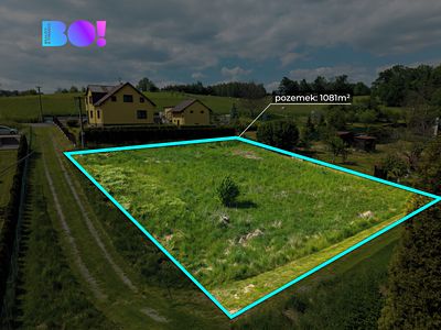 Prodej stavebního pozemku 1081 m²