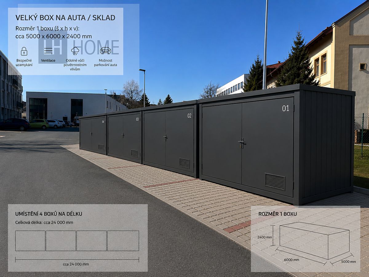 Pronájem skladového prostoru 15 m²