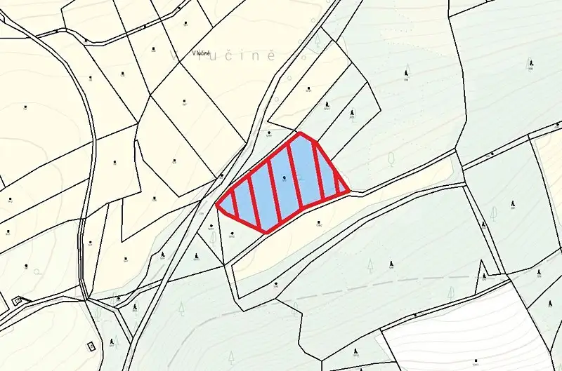 Prodej zahrady 6582 m², Hrádek – náhled fotky 1