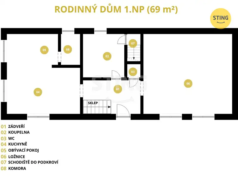 Prodej rodinného domu 400 m², pozemek 1395 m², Ronov nad Doubravou – náhled fotky 2