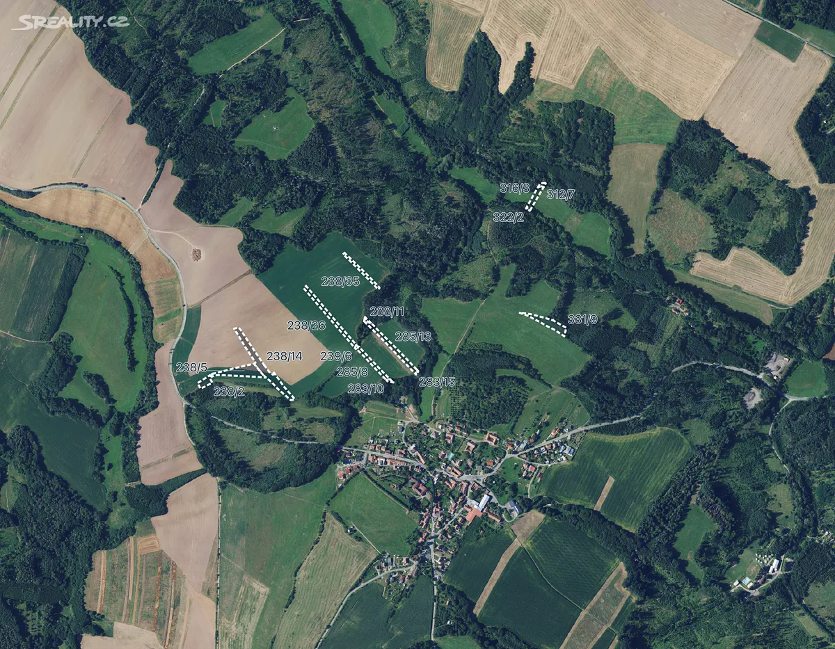Prodej pole 5757 m², Žernovník