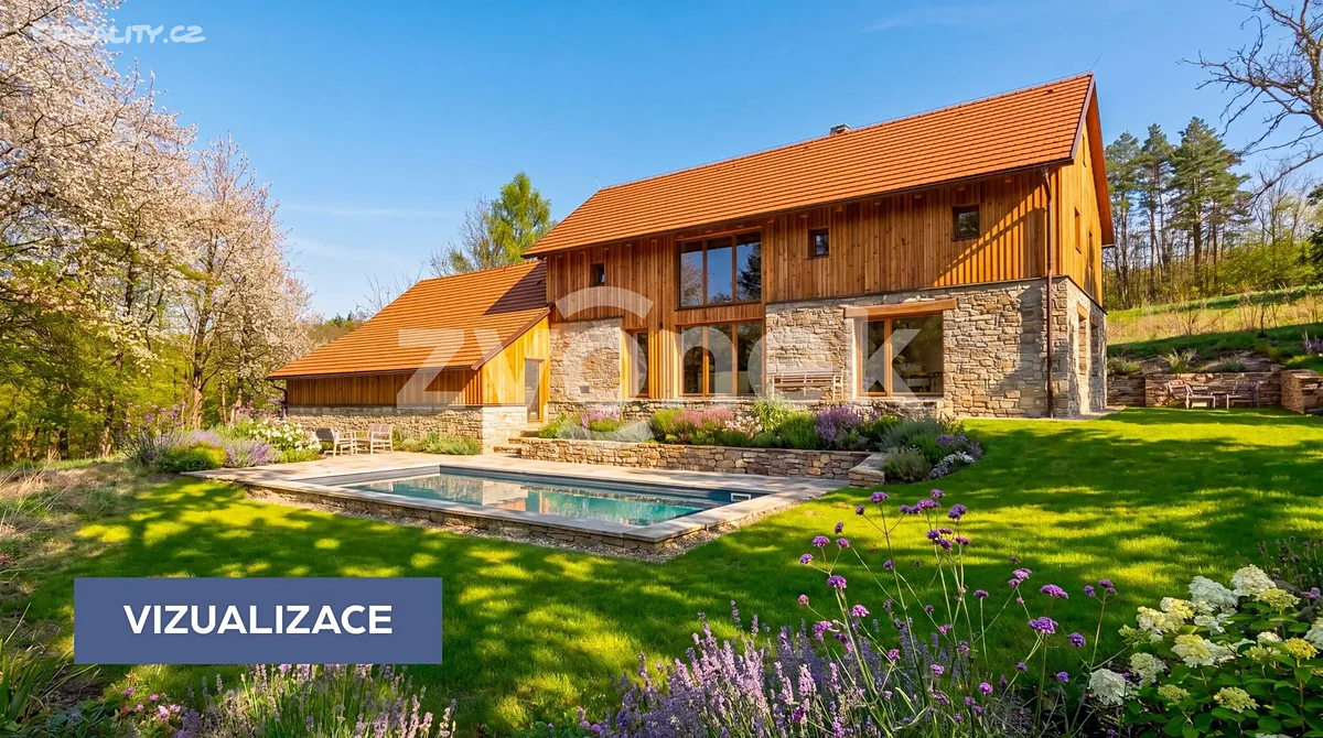 Prodej rodinného domu 210 m², pozemek 3984 m² – pohled 3