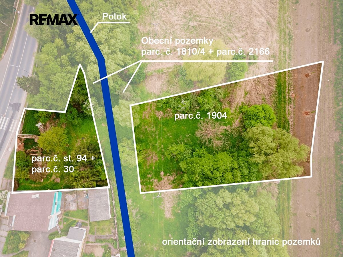 Prodej stavebního pozemku 2104 m², Hořovičky – fotka 1 z 3