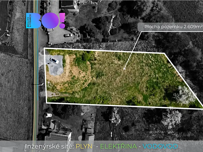 Prodej stavebního pozemku 2609 m², Horní Bludovice – náhled fotky 2