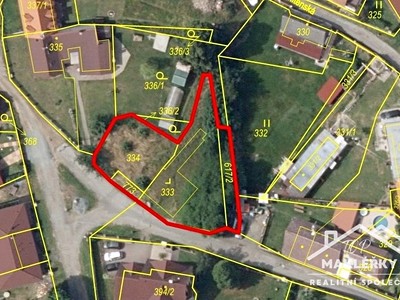 Prodej  stavebního pozemku 663 m²