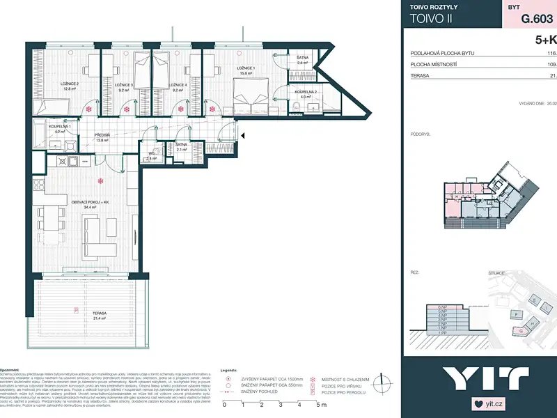 Prodej bytu 5+kk 110 m², Praha – náhled fotky 2