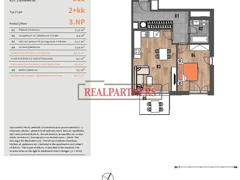 Prodej bytu 2+kk 63 m², Praha – náhled fotky 2
