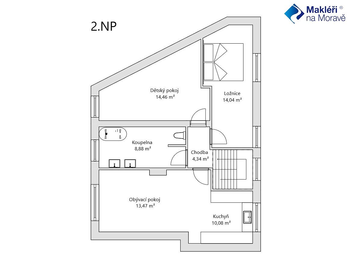 Prodej rodinného domu 166 m², pozemek 174 m² – fotografie 5