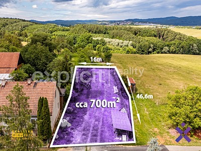 Prodej  stavebního pozemku 700 m²