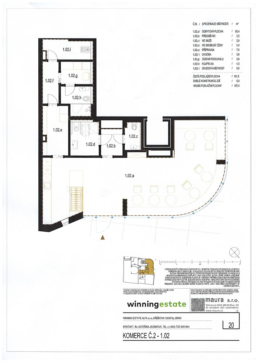 Pronájem obchodního prostoru 103 m² – fotografie 5