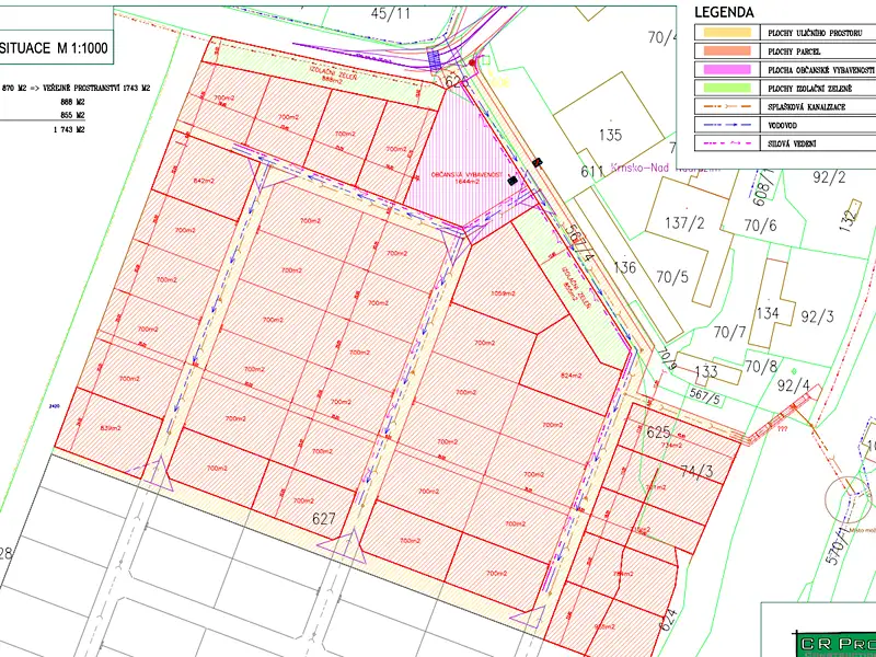 Prodej stavebního pozemku 34700 m², Krnsko – náhled fotky 3