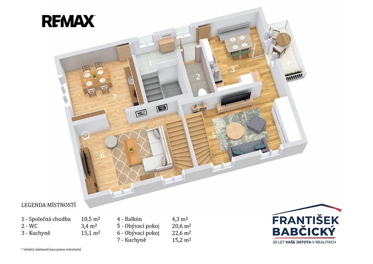 Prodej rodinného domu 220 m², pozemek 322 m² – další
