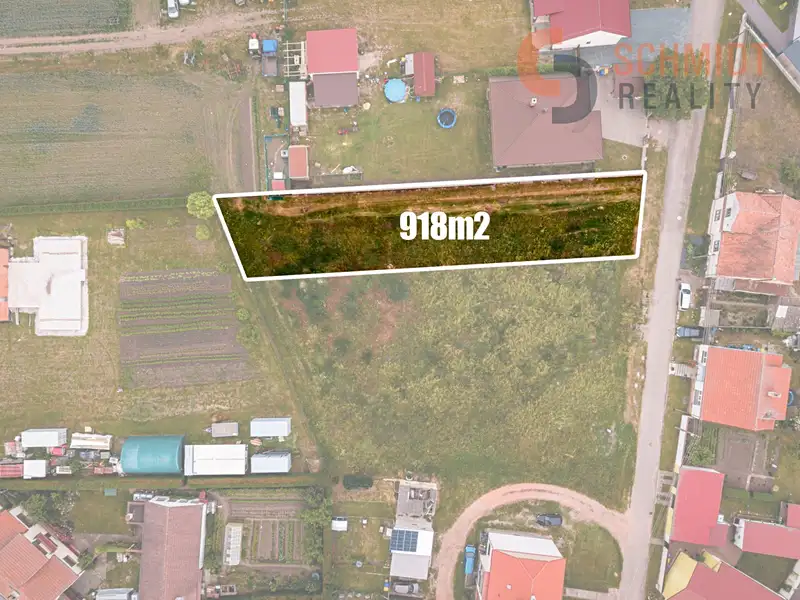 Prodej stavebního pozemku 918 m², Březí – náhled fotky 1